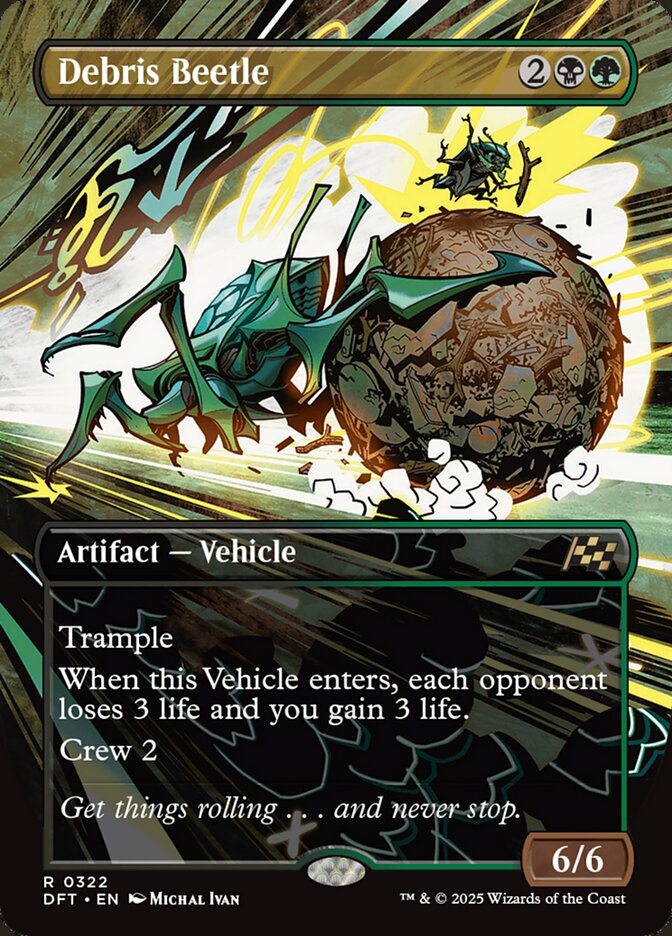 Debris Beetle, Aetherdrift Card Art