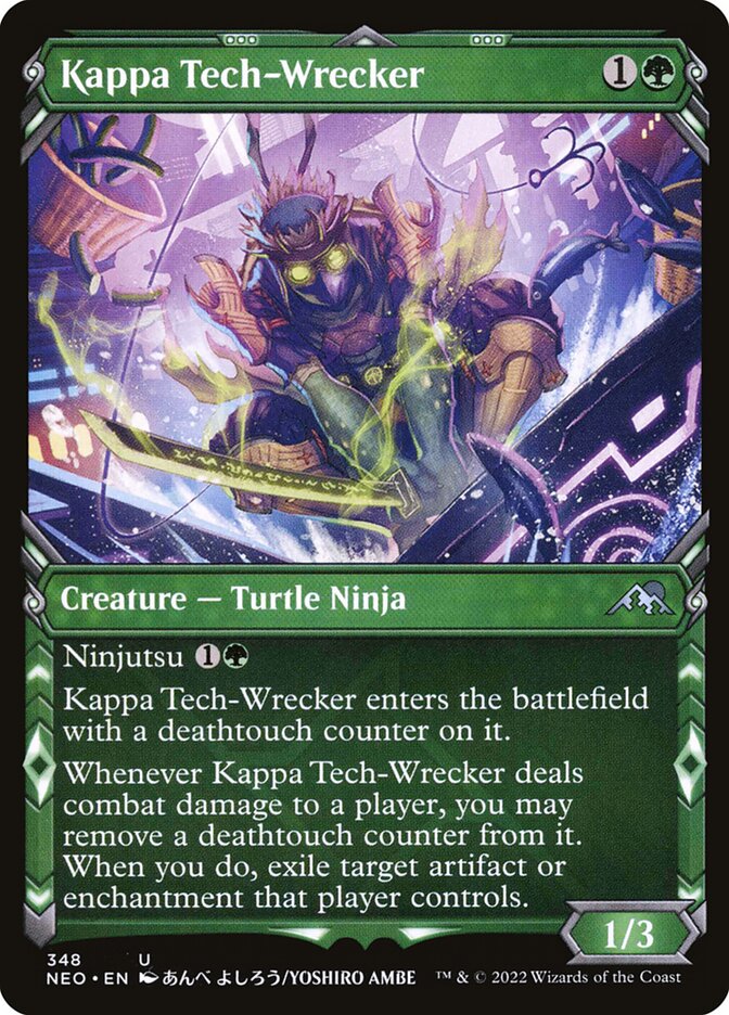 Kappa Tech-Wrecker, Kamigawa: Neon Dynasty Card Art