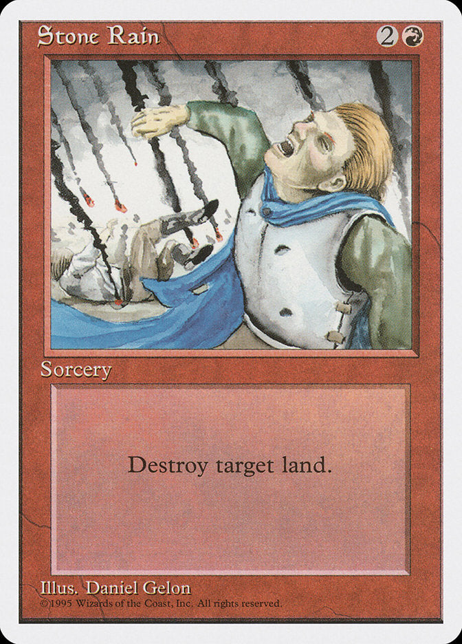 Stone Rain, Fourth edition Card Art