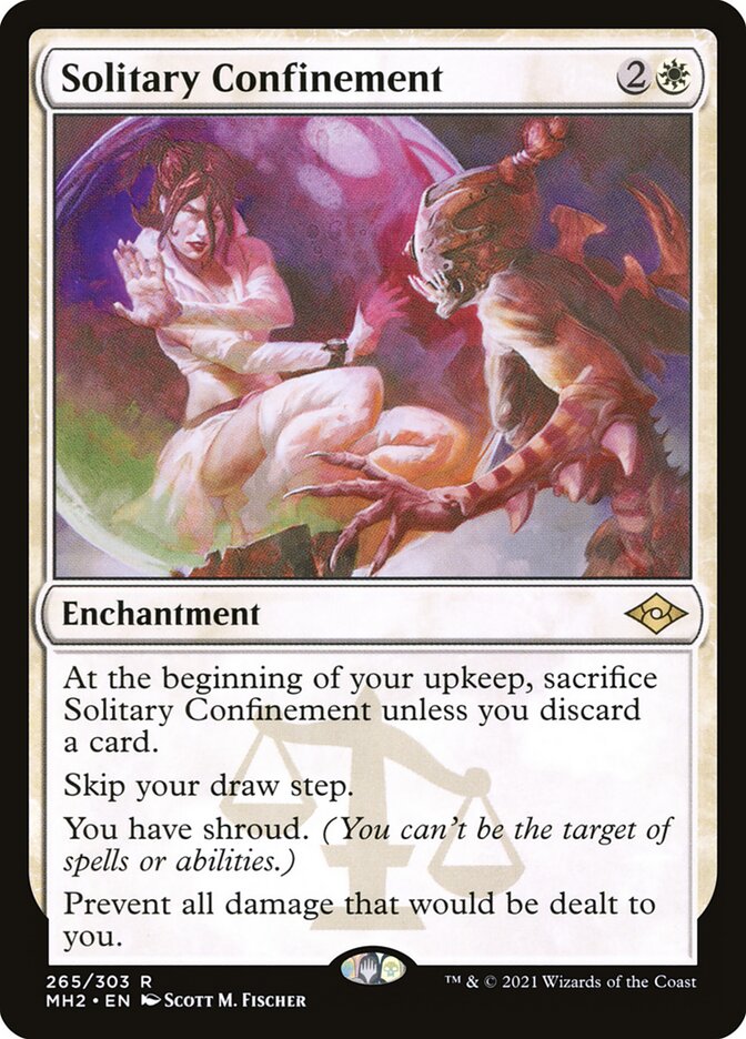 Solitary Confinement, Modern horizons 2 Card Art