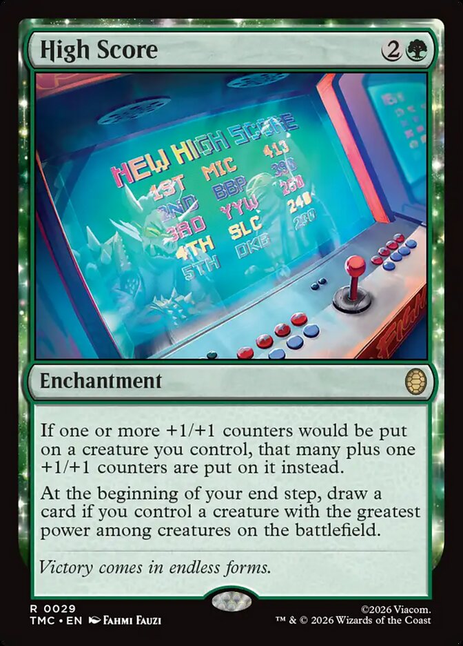 High Score, Teenage Mutant Ninja Turtles Eternal Card Art