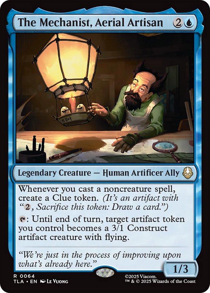The Mechanist, Aerial Artisan, Avatar: The Last Airbender Card Art