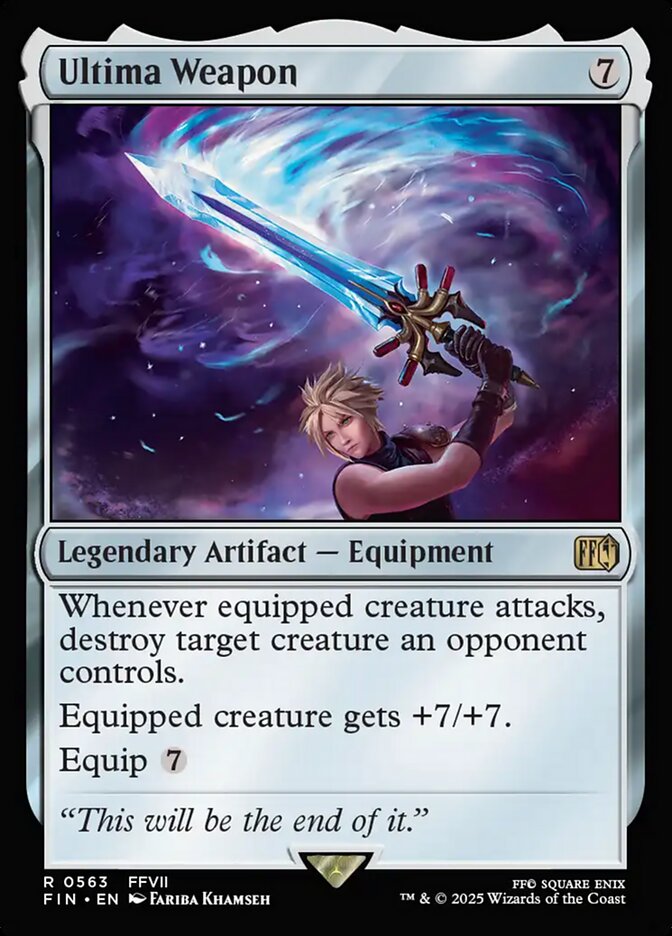 Ultima Weapon, Final fantasy Card Art