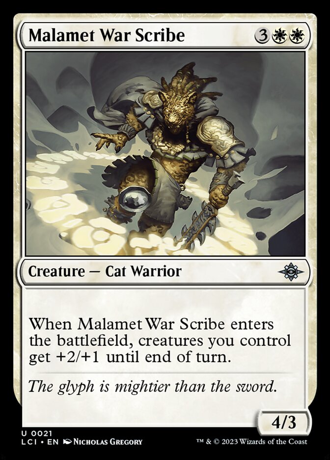 Malamet War Scribe, The lost caverns of ixalan Card Art