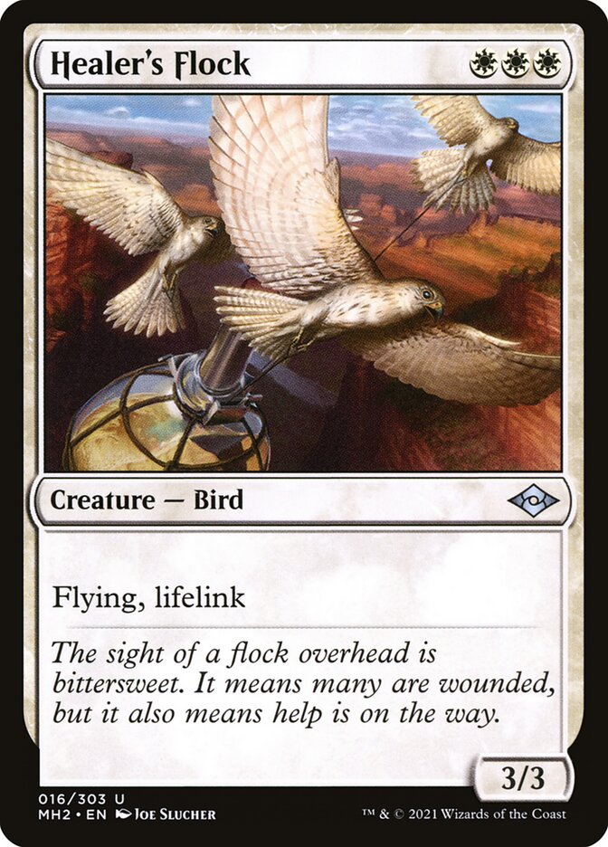 Healer's Flock, Modern horizons 2 Card Art