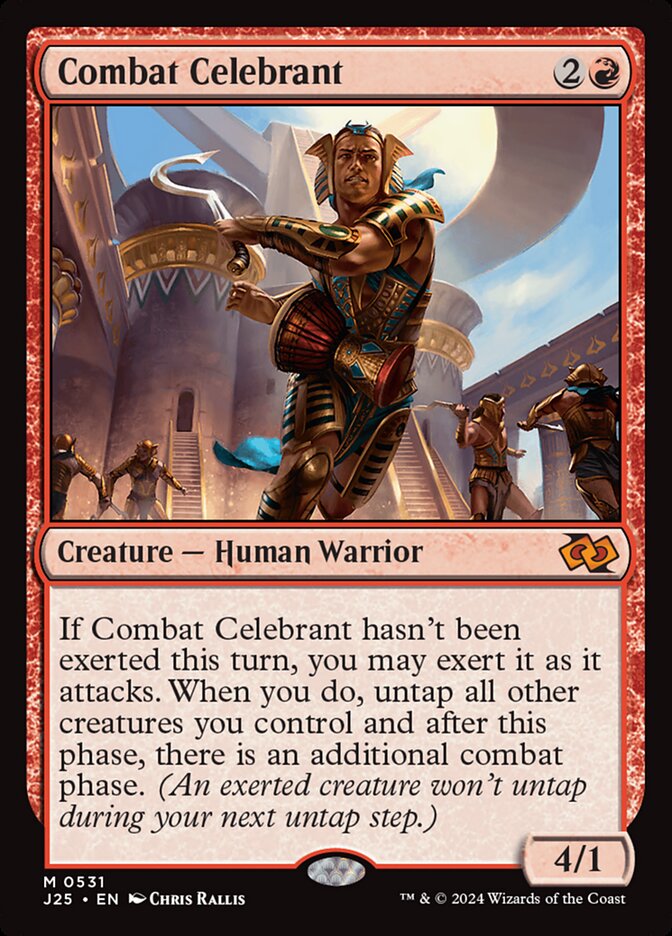 Combat Celebrant, Foundations jumpstart Card Art