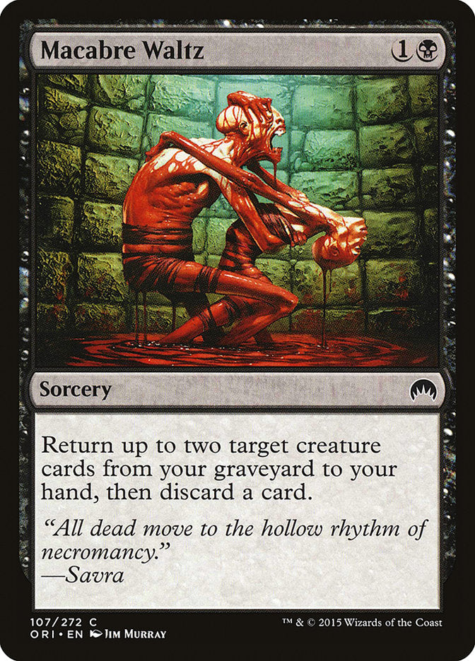 Macabre Waltz, Magic origins Card Art