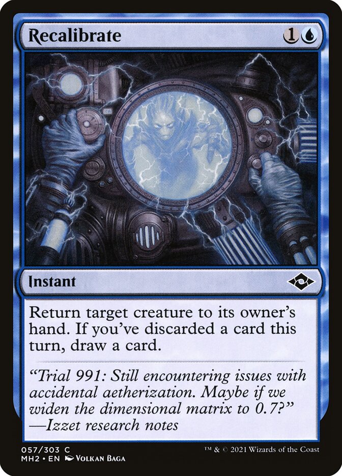 Recalibrate, Modern Horizons 2 Card Art
