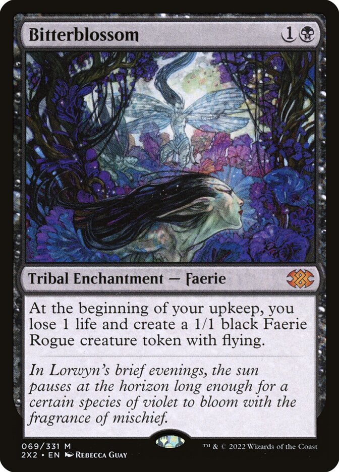 Bitterblossom, Double masters 2022 Card Art