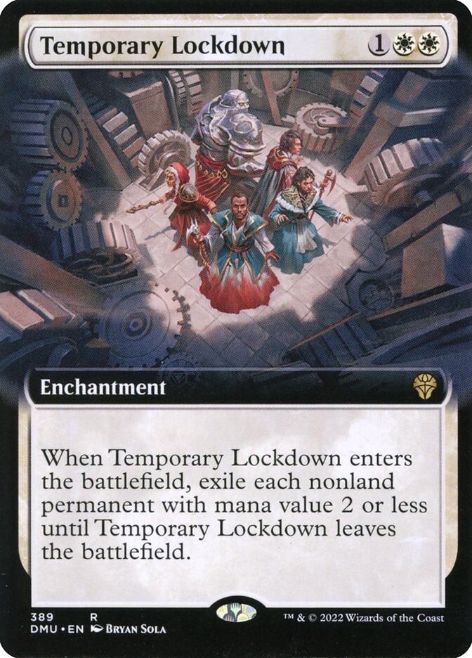 Temporary Lockdown, Dominaria United Card Art