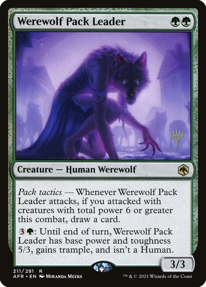 Werewolf Pack Leader, Adventures in the forgotten realms promos Card Art