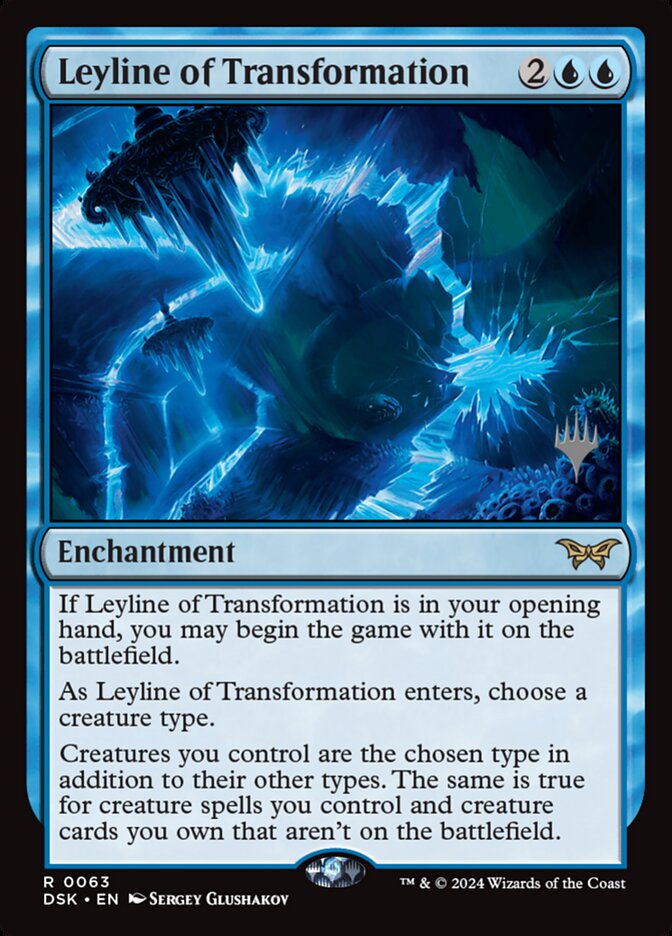 Leyline of Transformation, Duskmourn: house of horror promos Card Art