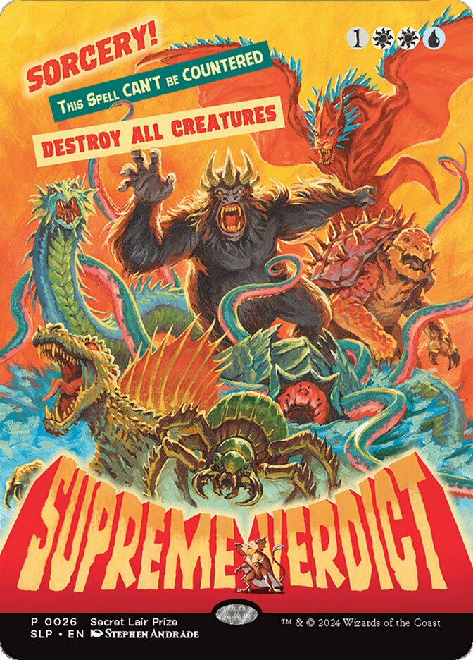 Supreme Verdict, Secret lair showdown Card Art