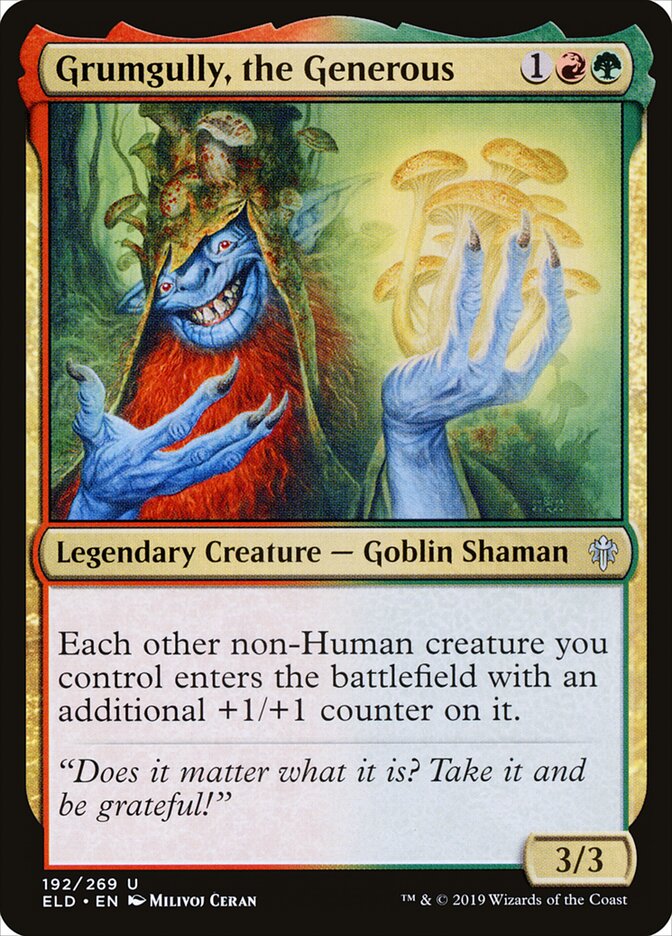 Grumgully, the Generous, Throne Of Eldraine Card Art
