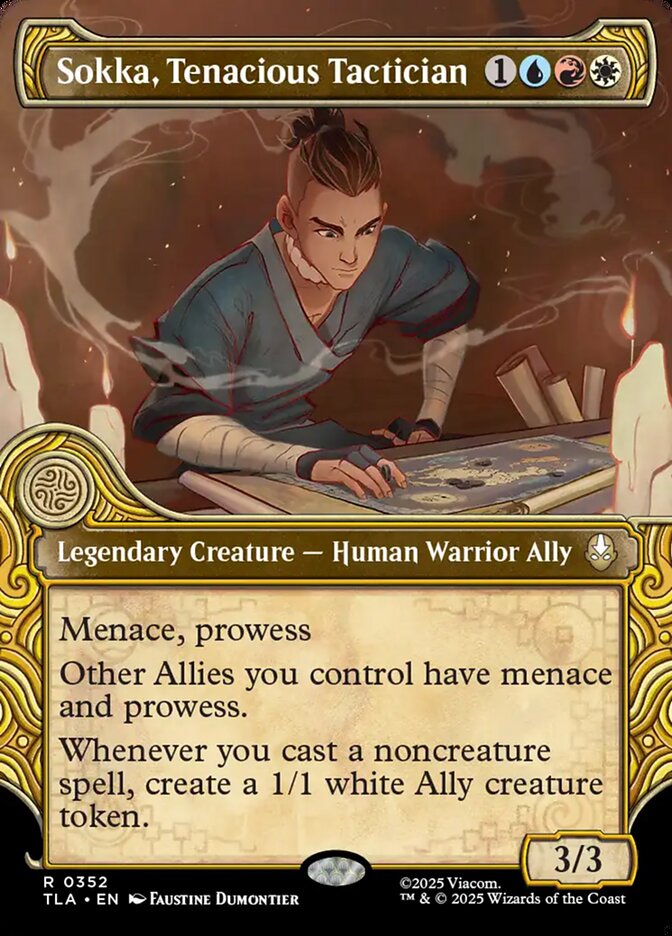 Sokka, Tenacious Tactician, Avatar: The Last Airbender Card Art