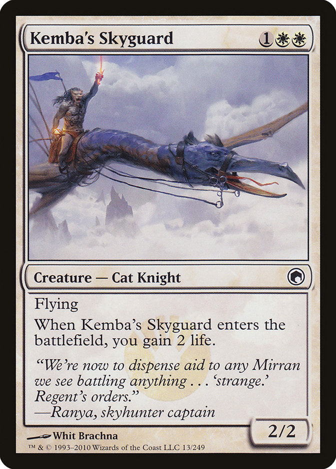 Kemba's Skyguard, Scars of mirrodin Card Art