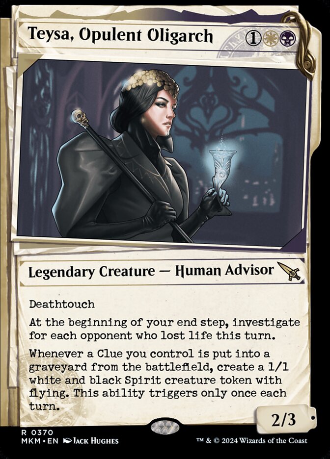 Teysa, Opulent Oligarch, Murders At Karlov Manor Card Art