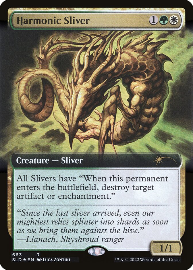 Harmonic Sliver, Secret Lair Drop Card Art