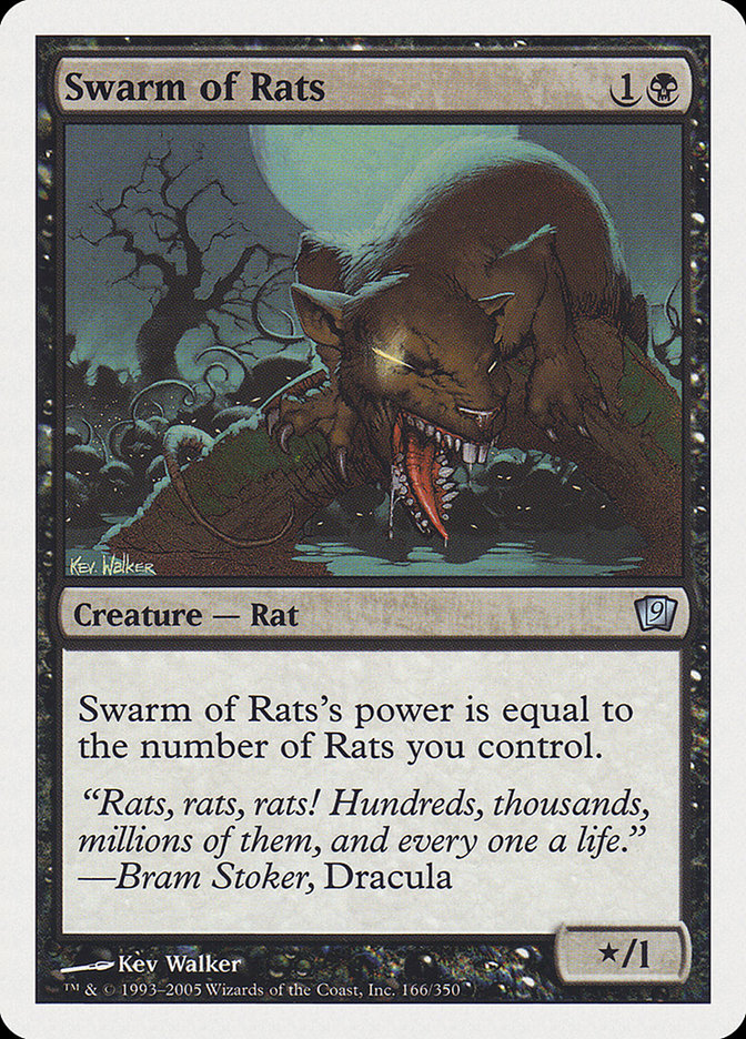 Swarm of Rats, Ninth edition Card Art