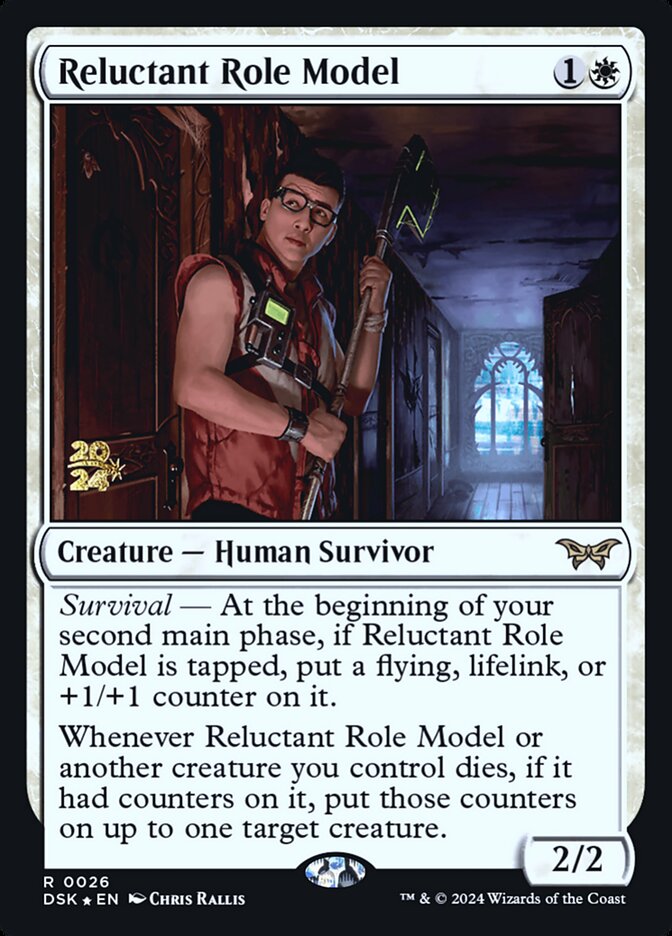 Reluctant Role Model, Duskmourn: house of horror promos Card Art