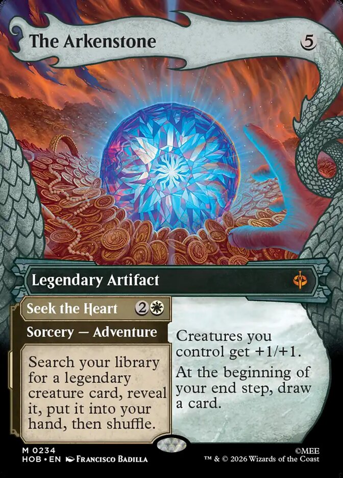 The Arkenstone // Seek the Heart, The Hobbit Card Art