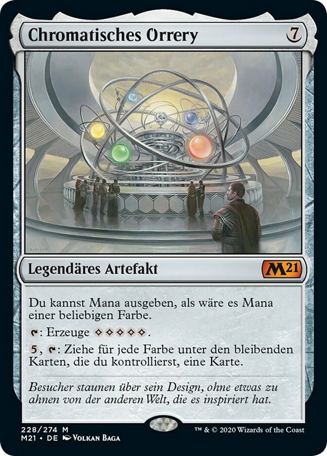 Chromatic Orrery, Core Set 2021 Card Art