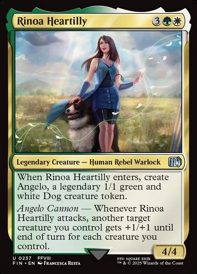 Rinoa Heartilly, Final fantasy Card Art