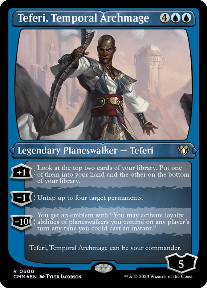 Teferi, Temporal Archmage - Etched Foil