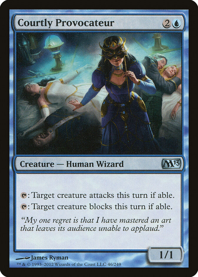 Courtly Provocateur, Magic 2013 Card Art