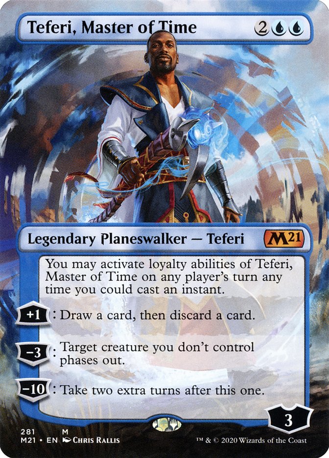 Teferi, Master of Time, Core set 2021 Card Art