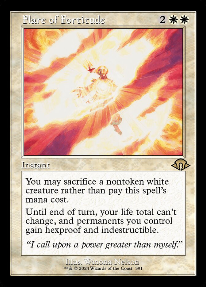 Flare of Fortitude, Modern Horizons 3 Card Art