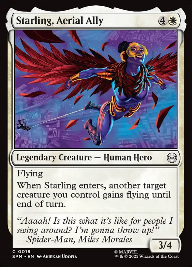 Starling, Aerial Ally, Marvel&