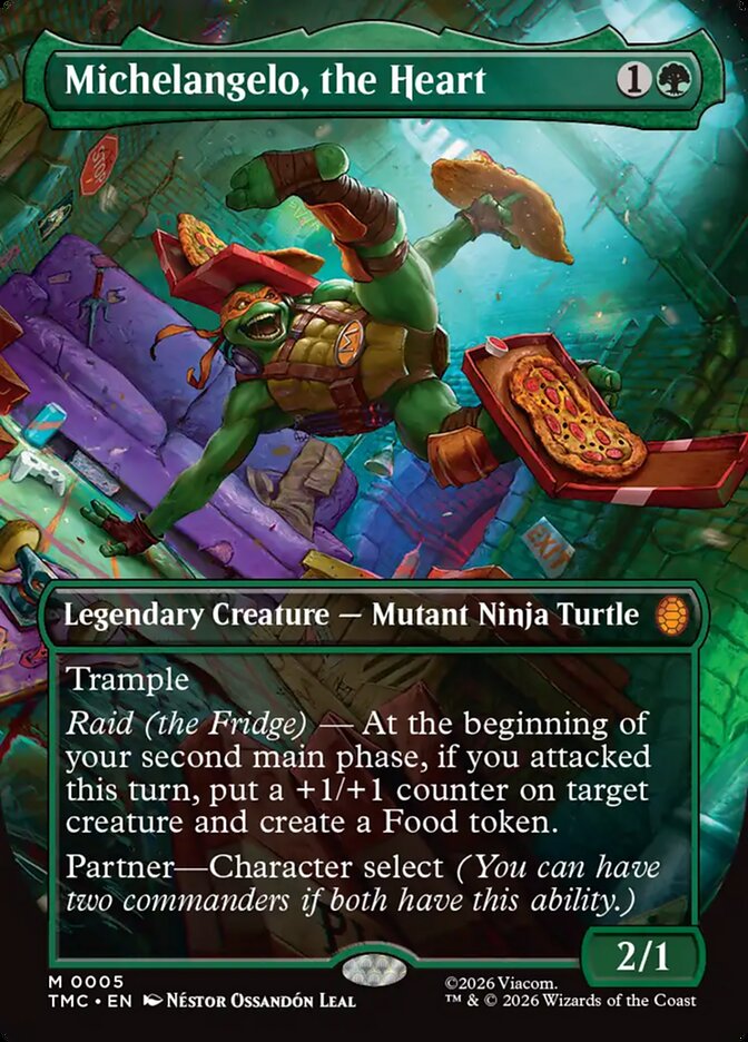 Michelangelo, the Heart, Teenage Mutant Ninja Turtles Eternal Card Art