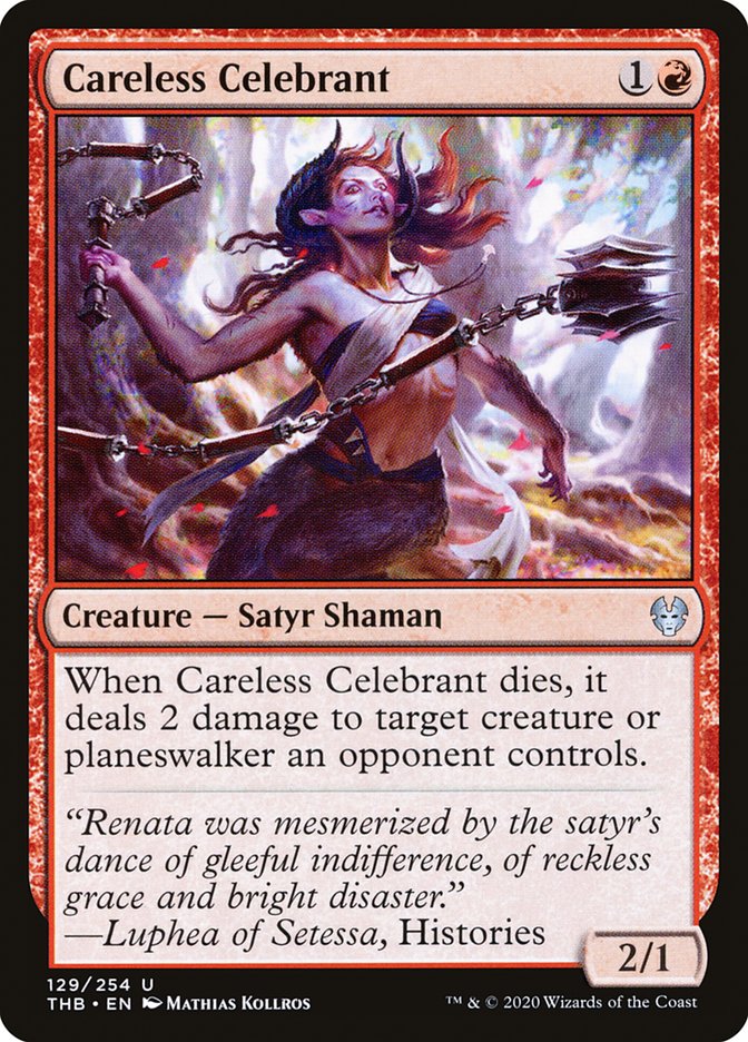 Careless Celebrant, Theros beyond death Card Art