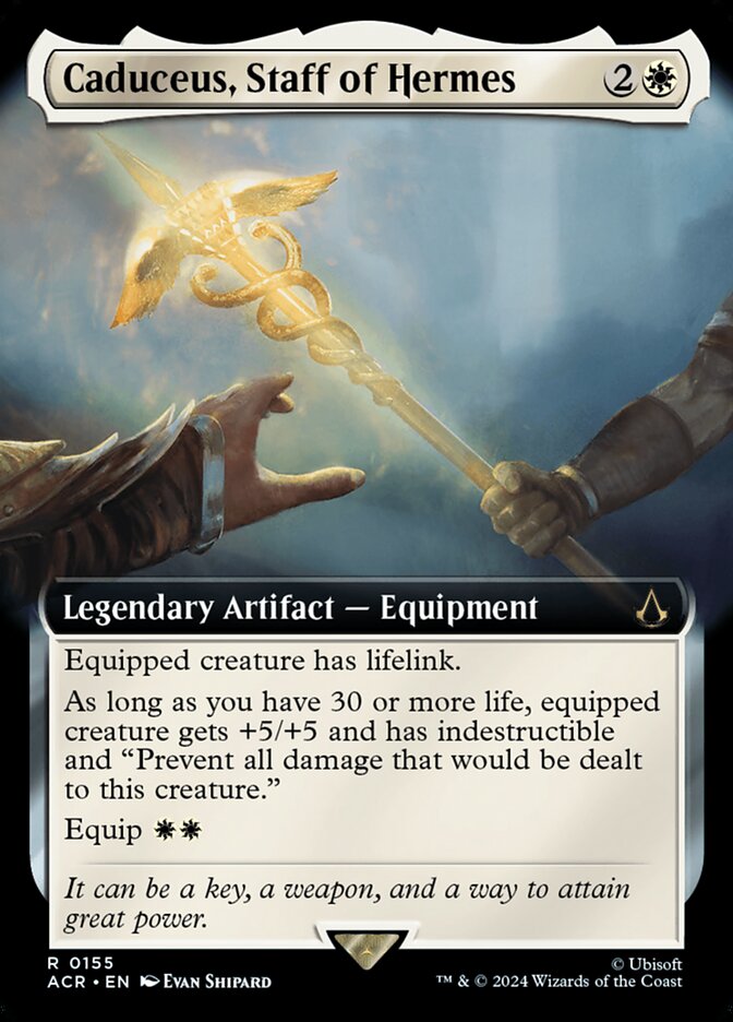 Caduceus, Staff of Hermes, Assassin'S Creed Card Art