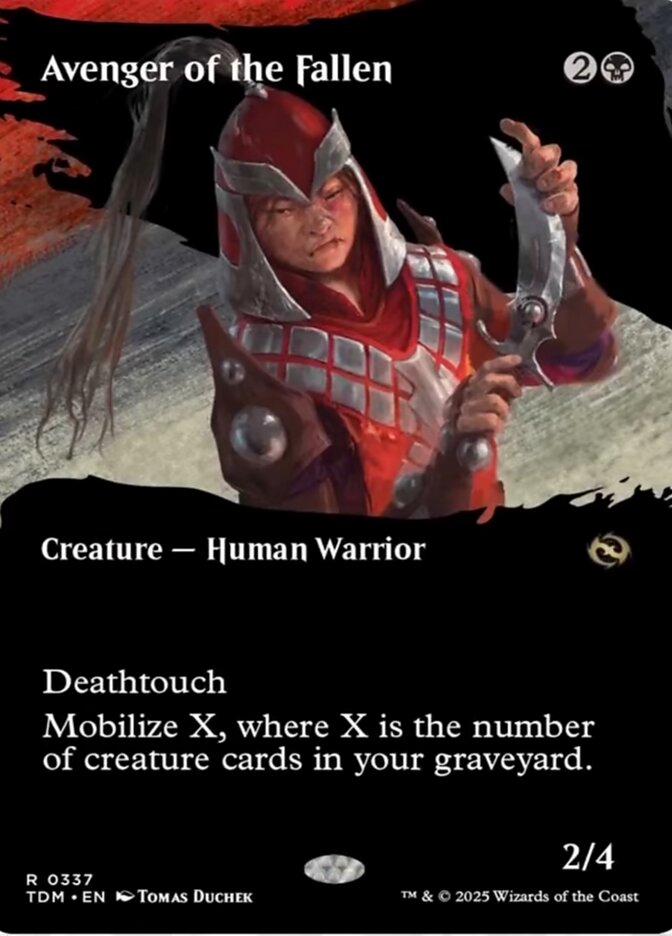 Avenger of the Fallen, Tarkir: dragonstorm Card Art