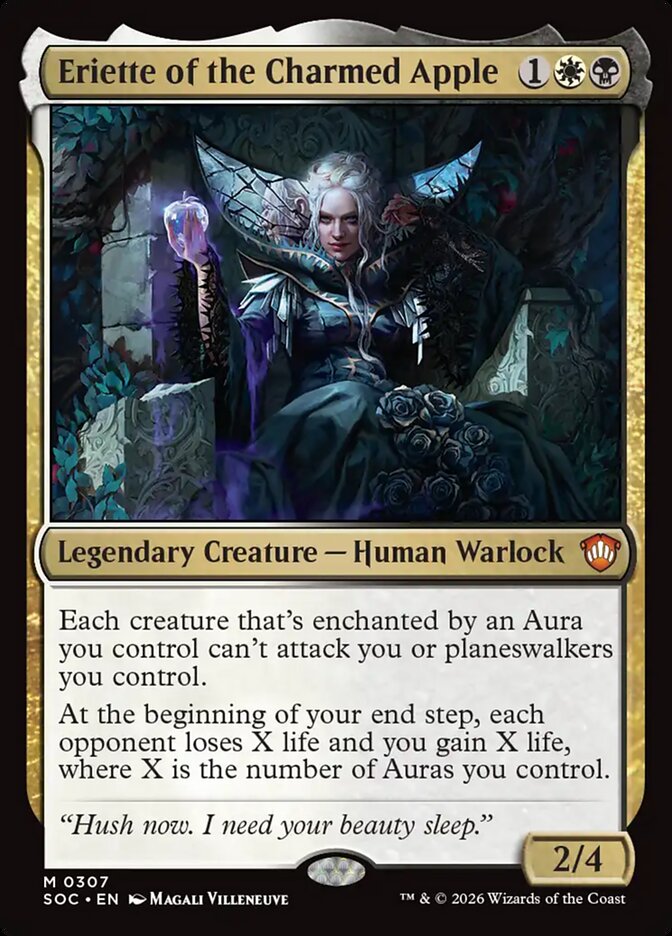 Eriette of the Charmed Apple, Secrets Of Strixhaven Commander Card Art