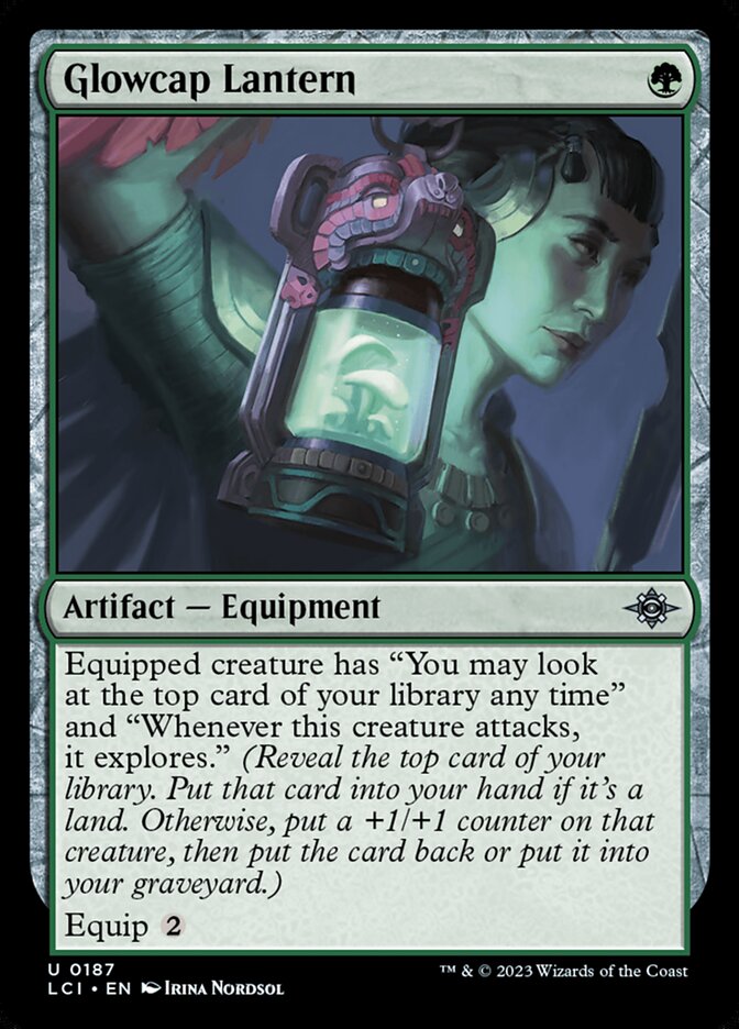 Glowcap Lantern, The lost caverns of ixalan Card Art
