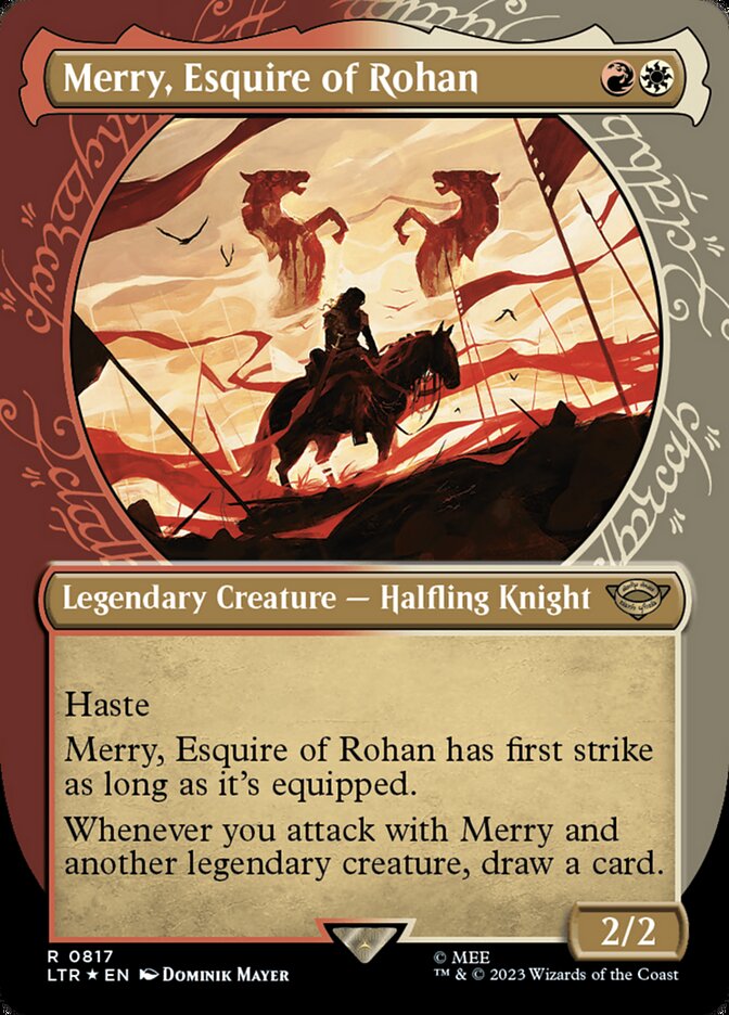 Merry, Esquire of Rohan, The Lord Of The Rings: Tales Of Middle-Earth Card Art