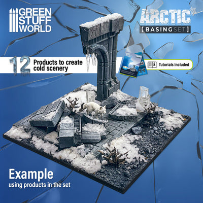 Green Stuff World - Basing Set - Arctic