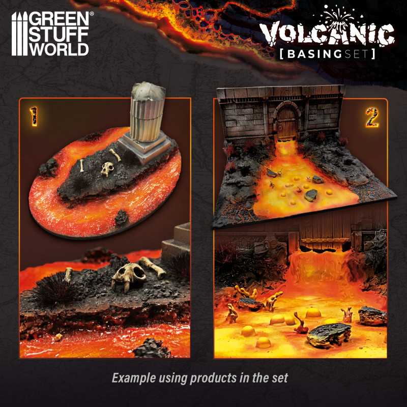 Green Stuff World - Basing Set - Volcanic