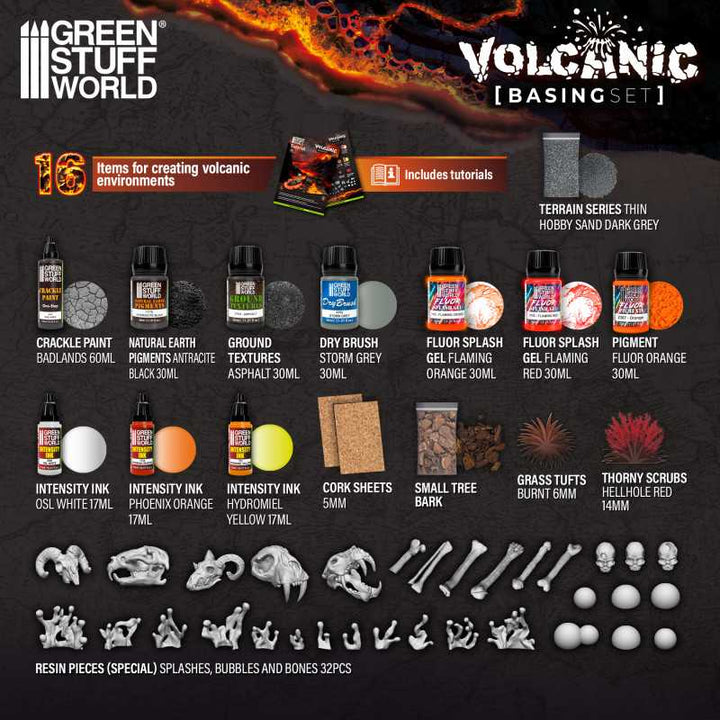 Green Stuff World - Basing Set - Volcanic
