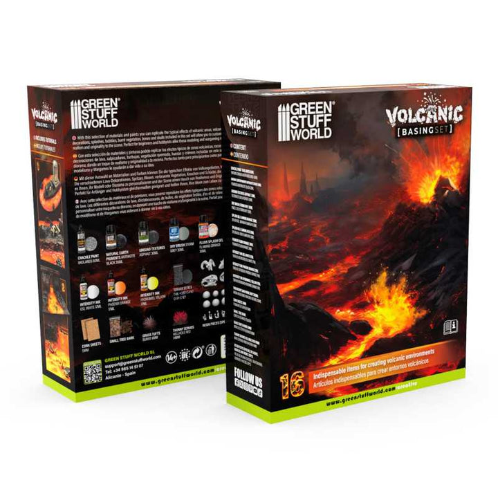 Green Stuff World - Basing Set - Volcanic