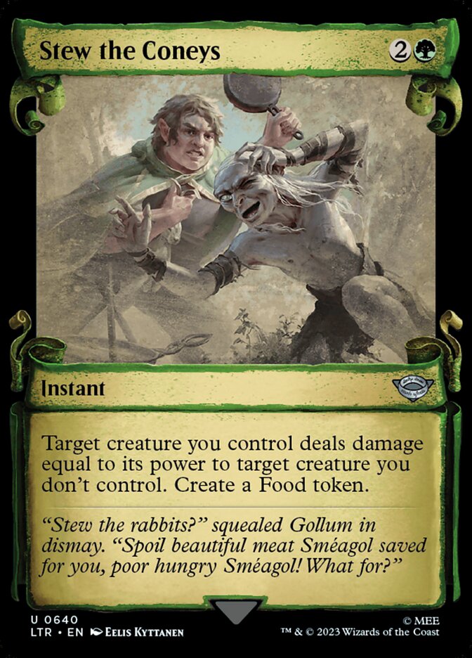 Stew the Coneys, The lord of the rings: tales of middle-earth Card Art