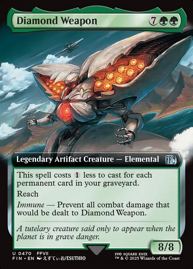 Diamond Weapon, Final Fantasy Card Art