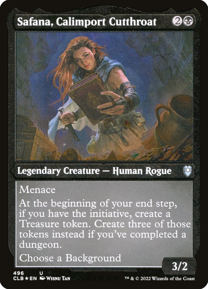 Safana, Calimport Cutthroat, Commander legends: battle for baldur's gate Card Art