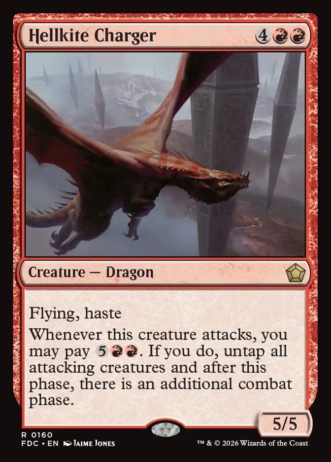 Hellkite Charger, Foundations Commander Card Art