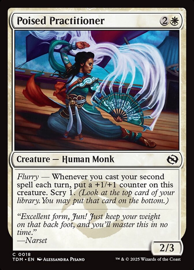 Poised Practitioner, Tarkir: dragonstorm Card Art