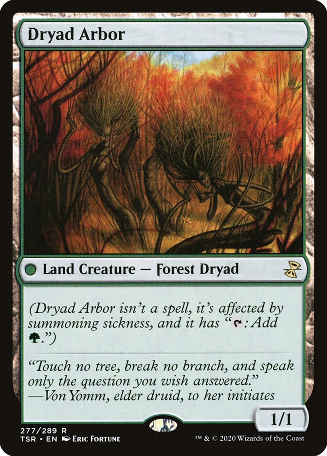 Dryad Arbor, Time Spiral Remastered Card Art