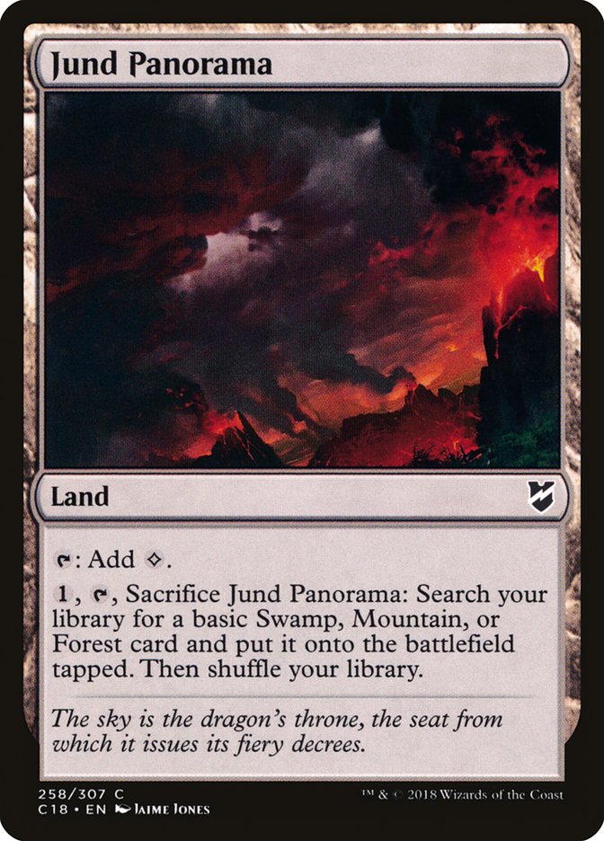 Jund Panorama, Commander 2018 Card Art